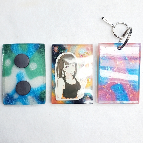 Maki Oze Fire Force Anime Keychain Or Fridge Magnet "Your Choice" - Picture 2 of 8